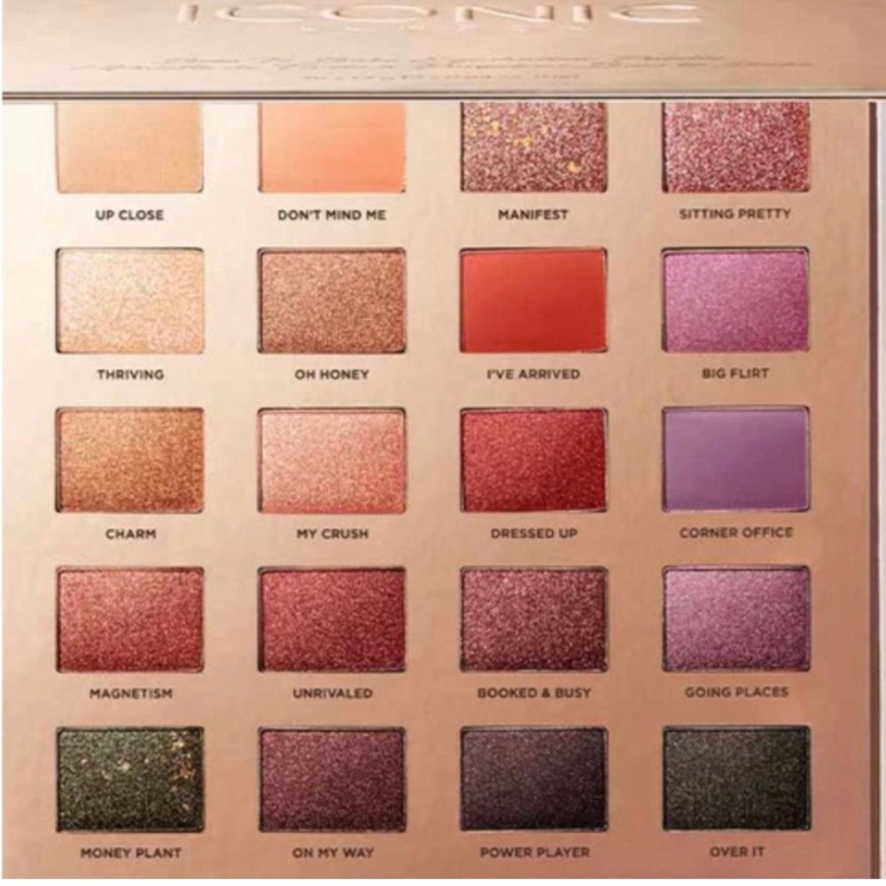 Iconic London Desk to Dance Eyeshadow Palette Features 20 new shades! Brand new!